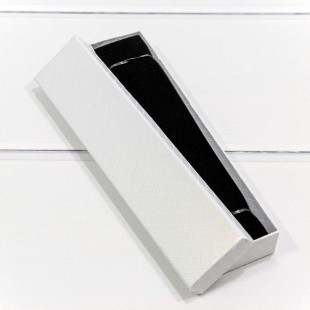 Коробка Прямоугольная 20*4,5*2,7 "Ромбики" Белый 1/12 1/240 Арт: 612204/2