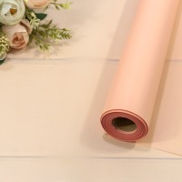 Плёнка 58см 800г матовая однотонная 55мкм Персиковый-2337 1/12 Арт: 1857/2337