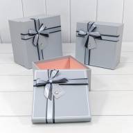 Коробки Квадратные Набор 1/3 21*21*12,3 с бантом (ассортимент 1) 1/24 Арт: 720633/1 - Коробки Квадратные Набор 1/3 21*21*12,3 с бантом (ассортимент 1) 1/24 Арт: 720633/1