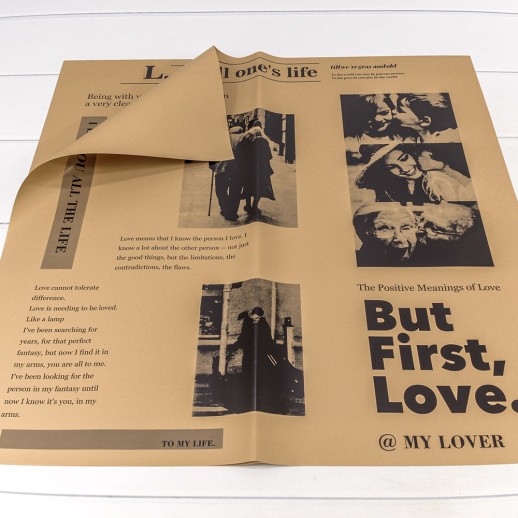 Плёнка в листах 58*58 (20 шт.) матовая "My Lover"-1 50мкм 1/60 Арт: 1460/1