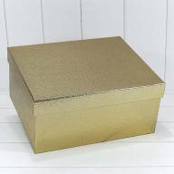 Коробки Прямоугольные Набор 1/10 35,5*30*17 &quot;Кожа крокодила&quot; Золотой 1/6 Арт: 720688/2 - Коробки Прямоугольные Набор 1/10 35,5*30*17 "Кожа крокодила" Золотой 1/6 Арт: 720688/2