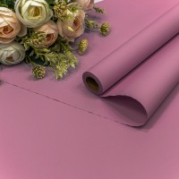 Плёнка 0,58*10м 255г матовая "Корейская" 65мкм Сиреневый-2058 1/30 Арт: 1638/2058