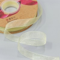 Лента Органза 1,5см*100ярд Шампань 1/13 1/52 Арт: 559-15/1002