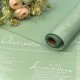Плёнка 0,58*10м 280г матовая с надписями 65мкм Бледно-зелёный 1/30 Арт: 1619/2262