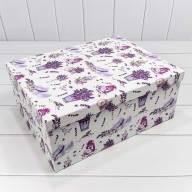 Коробки Прямоугольные Набор 1/15 42,5*33*17,6 "Лаванда на белом фоне" 1/2 Арт: 721902/1832 - Коробки Прямоугольные Набор 1/15 42,5*33*17,6 "Лаванда на белом фоне" 1/2 Арт: 721902/1832