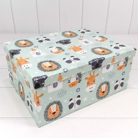 Коробки Прямоугольные Набор 1/10 34*26*15,3 "Животные" 1/6 Арт: 721604/1837