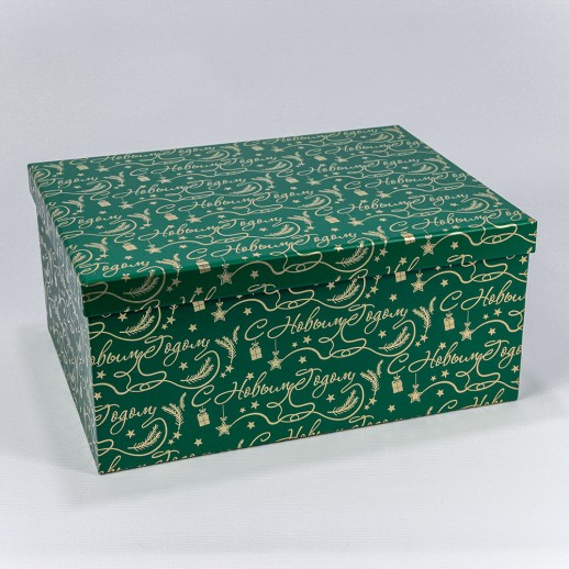 Коробки Прямоугольные Набор 1/10 34*26*15,3 "Новый год"-0129 1/4 Арт: 730604/0129