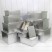 Коробки Прямоугольные Набор 1/10 50*35*25 "Кожа крокодила" Серебряный 1/1 Арт: 7210808/0002