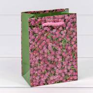 Пакет подарочный "Цветы" (микс) 8*11*5 1/20 1/800 Арт: 00019I - Пакет подарочный "Цветы" (микс) 8*11*5 1/20 1/800 Арт: 00019I