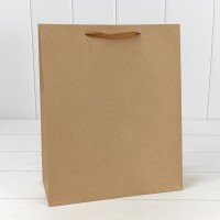 Пакет подарочный Крафт "Люкс" 26*32*12 210г 1/20 1/240 Арт: 000221C