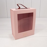 Коробка Прямоугольная 18*8,5*23 складная на магнитах Розовый 1/50 Арт: 720831/2