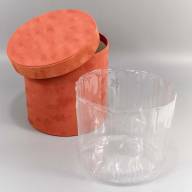 Коробки Цилиндр Набор 1/3 19,5*19 "Бархатный" Красно-оранжевый 1/18 Арт: 720767/10 - Коробки Цилиндр Набор 1/3 19,5*19 "Бархатный" Красно-оранжевый 1/18 Арт: 720767/10