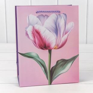 Пакет подарочный "Цветы" (микс 398) 18*23*10 210г 1/20 1/360 Арт: 000398E
